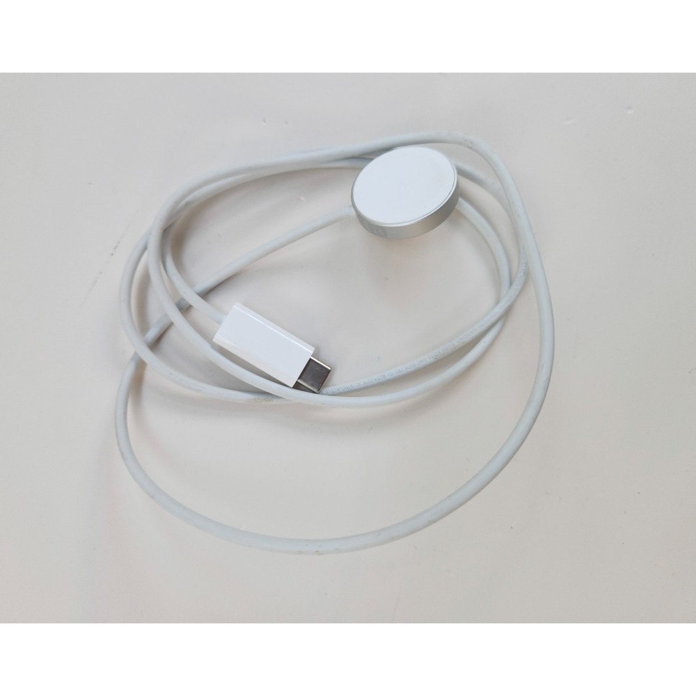 Apple Watch Magnetic Fast Charger to USB-C Connector - White
